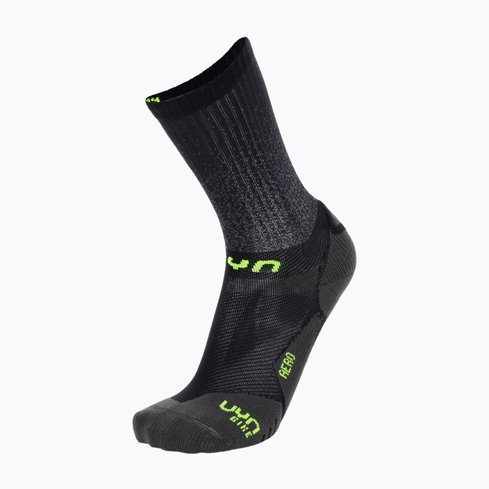 Pánské cyklistické ponožky UYN Aero black/lime