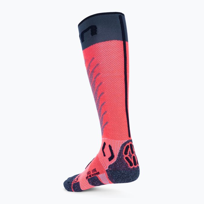Dámské lyžařské ponožky UYN Ski One Merino pink/black 2