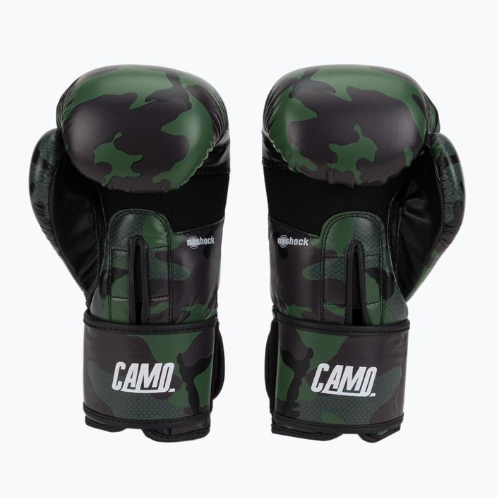 Zelené boxerské rukavice Leone camo GN324 2