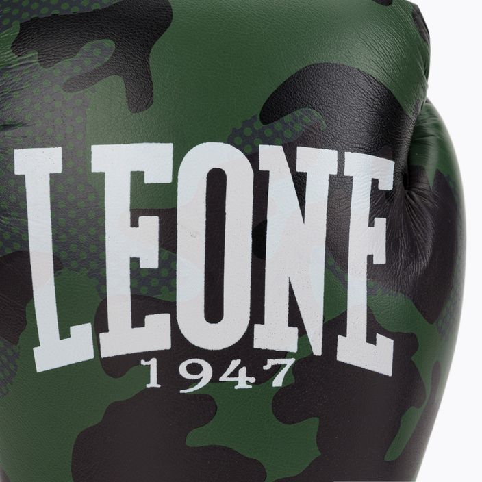 Zelené boxerské rukavice Leone camo GN324 5