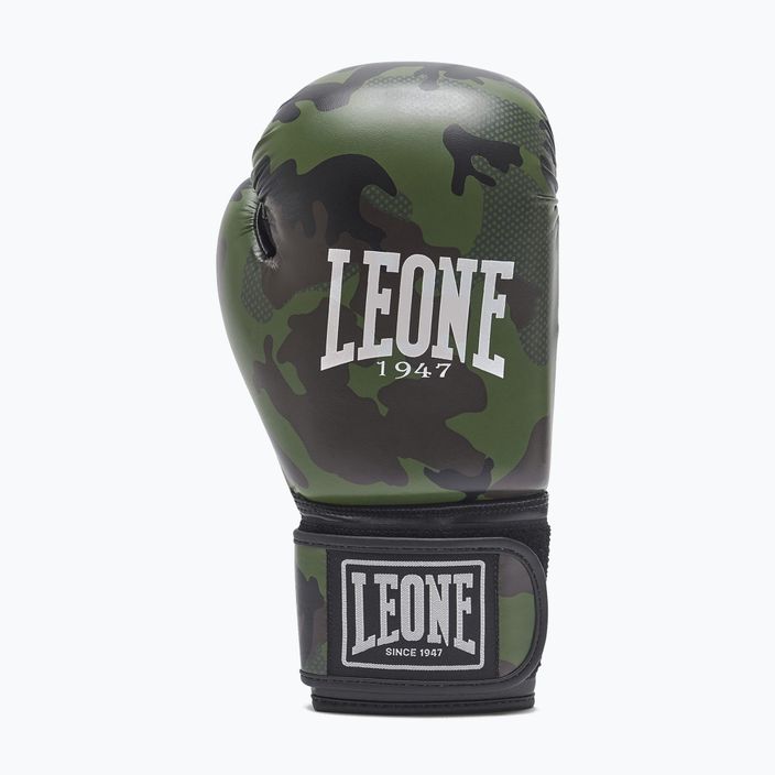 Zelené boxerské rukavice Leone camo GN324 8