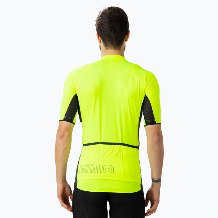 Pánský cyklistický dres Alé Color Block žlutý L14246019 2