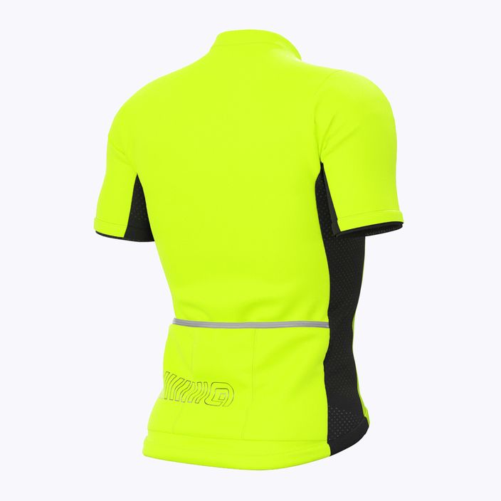 Pánský cyklistický dres Alé Color Block žlutý L14246019 7
