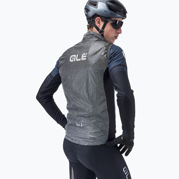 Pánská cyklistická vesta Alè Black Reflective grey L20038401 2