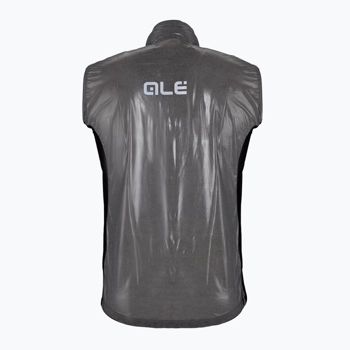 Pánská cyklistická vesta Alè Black Reflective grey L20038401 7