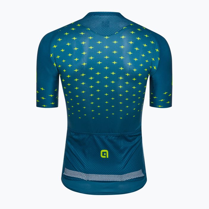 Pánský cyklistický dres Alé Stars modro-žlutý L21091462 2