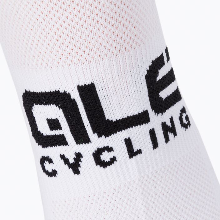 Cyklistické ponožky Alé Light white L21189400 3