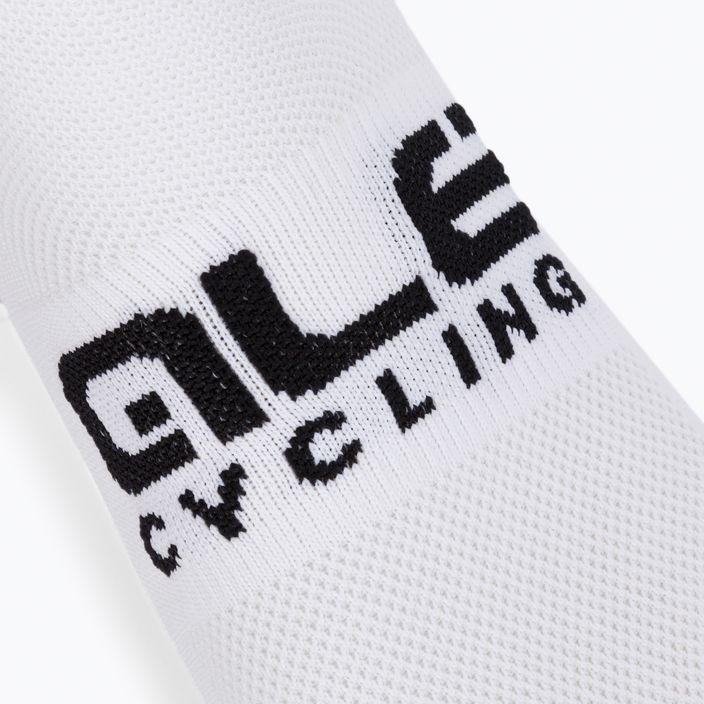 Alé Scanner cyklistické ponožky černobílé L21181400 3