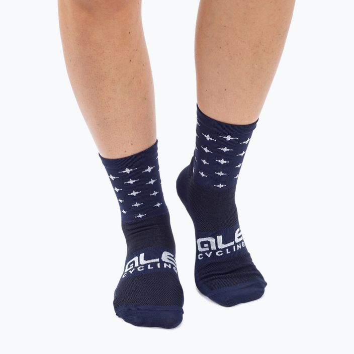 Cyklistické ponožky Alé navy blue Stars L21183402 4