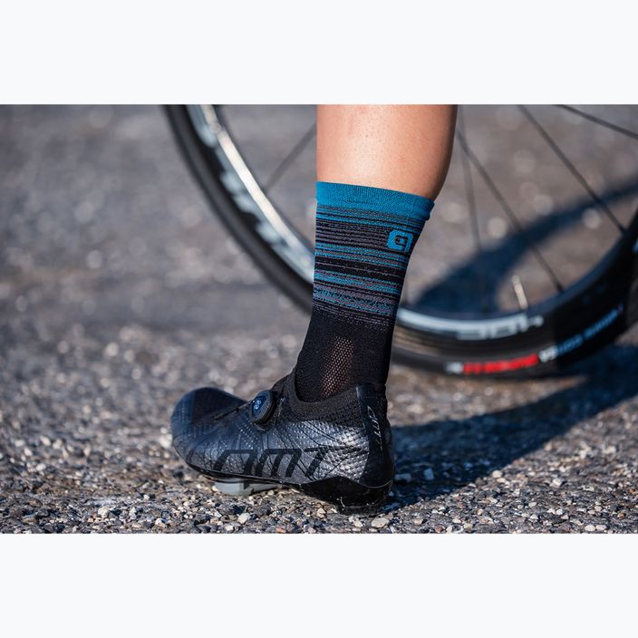 Alé Scanner cyklistické ponožky černo-modré L21181402 5