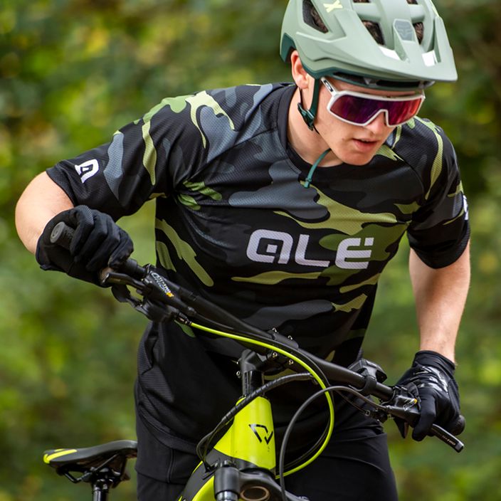 Pánský cyklistický dres Alé Stain zelený L22173462 10