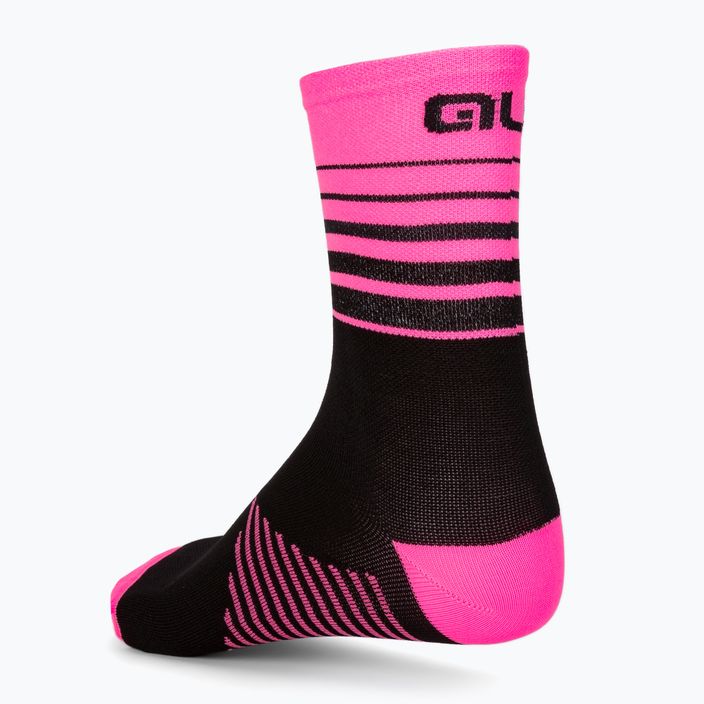 Cyklistické ponožky Alé černá/růžová One L22217543 2