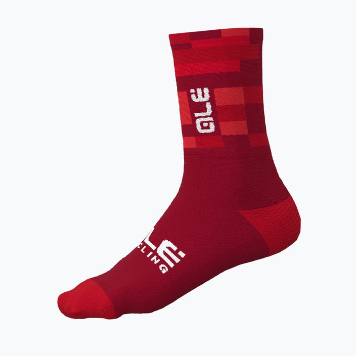 Alé Match červené ponožky na kolo L22218405 4