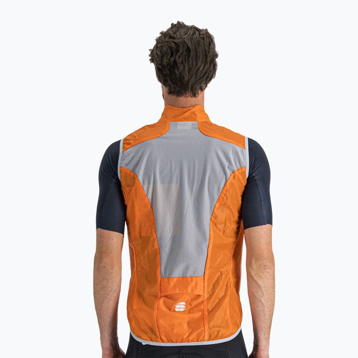 Pánská cyklistická vesta Sportful Hot Pack Easylight oranžová 1102027.850 2