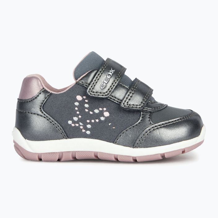 Dětské boty Geox Heira dark grey/dark pink 8