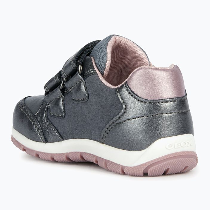 Dětské boty Geox Heira dark grey/dark pink 9