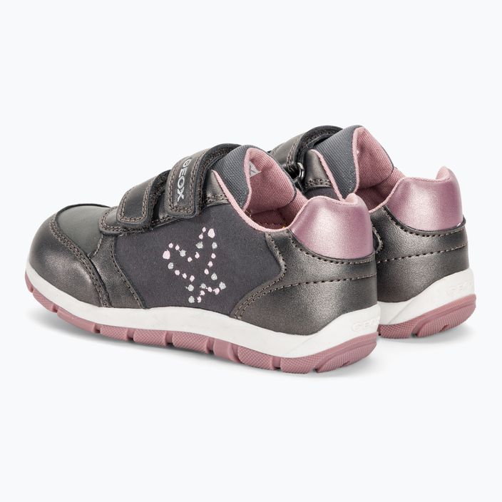 Dětské boty Geox Heira dark grey/dark pink 3