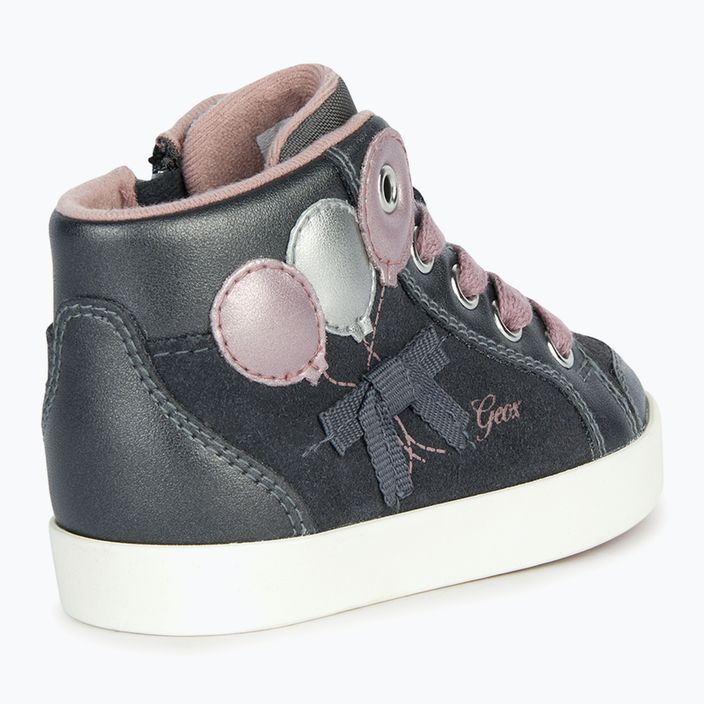 Dětské boty Geox Kilwi dark grey/dark pink 11