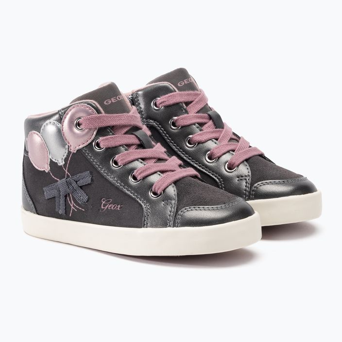 Dětské boty Geox Kilwi dark grey/dark pink 4