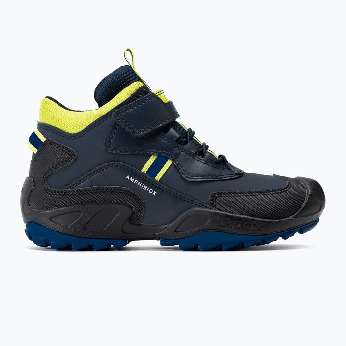 Juniorské boty  Geox New Savage Abx navy/lime green 2