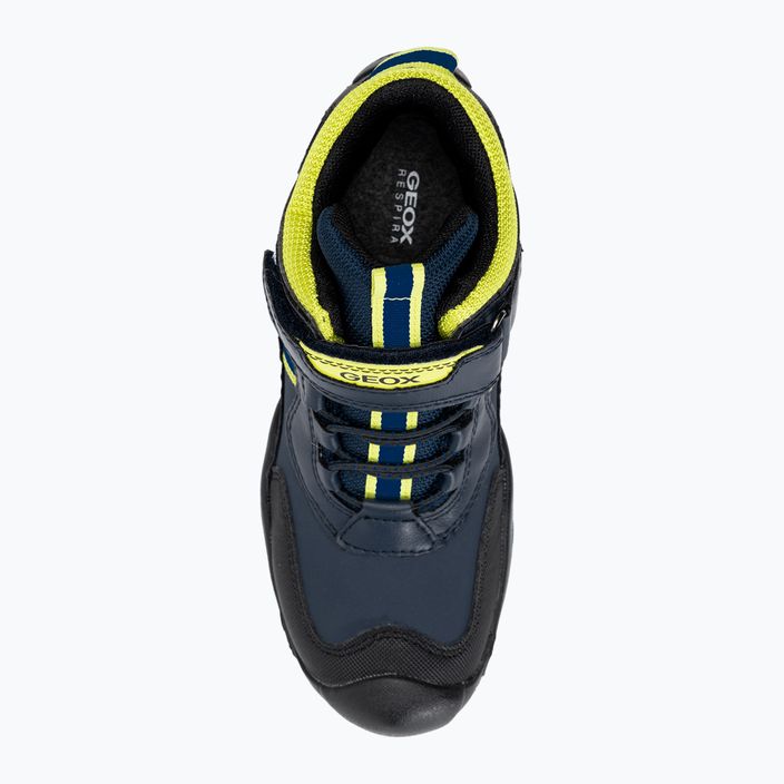 Juniorské boty  Geox New Savage Abx navy/lime green 6