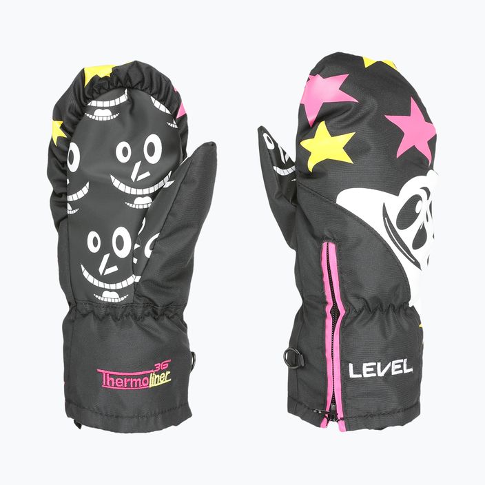 Dětské lyžařské rukavice Level Lucky Mitt ninja pink 6
