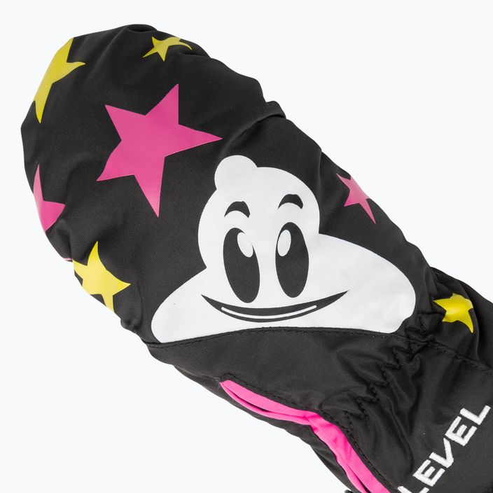 Dětské lyžařské rukavice Level Lucky Mitt ninja pink 4