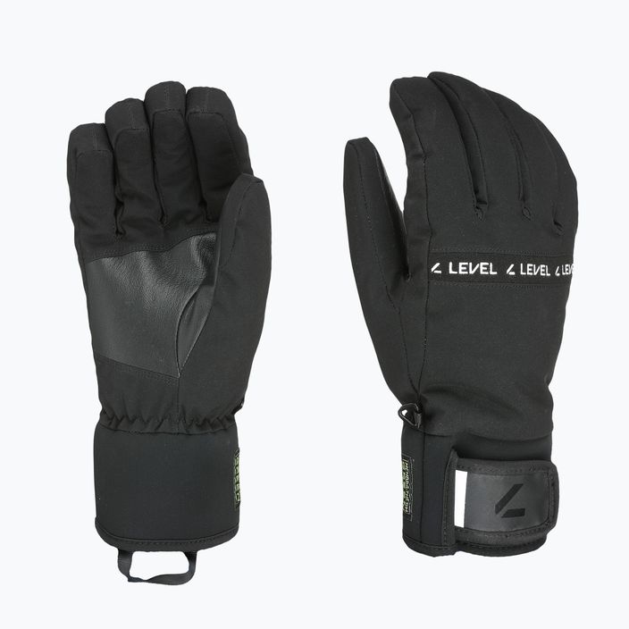 Pánské lyžařské rukavice Level Hawk černé 5
