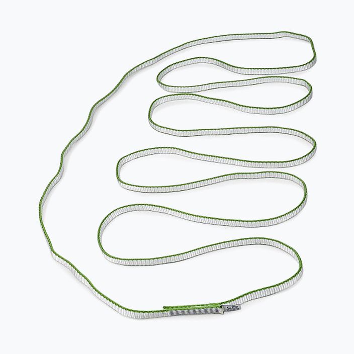 Horolezecká smyčka  Climbing Technology Looper Dy 180 cm white/green