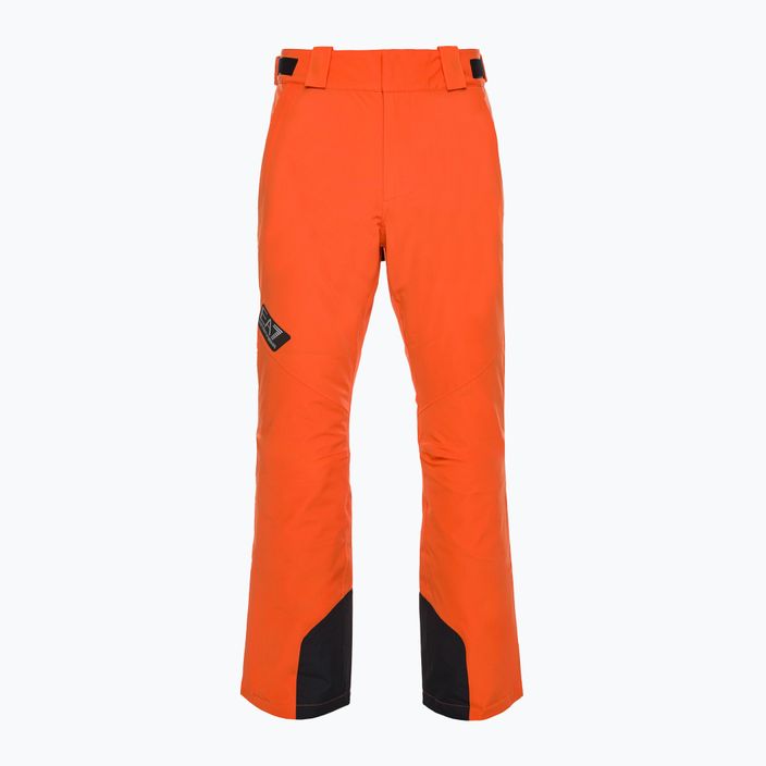 EA7 Emporio Armani pánské lyžařské kalhoty Pantaloni 6RPP27 fluo orange 3