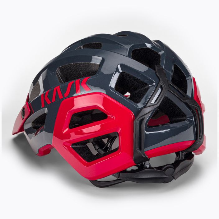 Cyklistická přilba KASK Rex černo-červená CHE00038.267 4