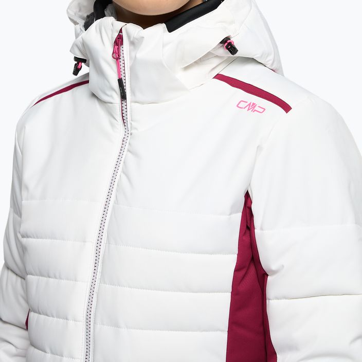 Dámská lyžařská bunda CMP růžovo-bílá 31W0226/A001 5