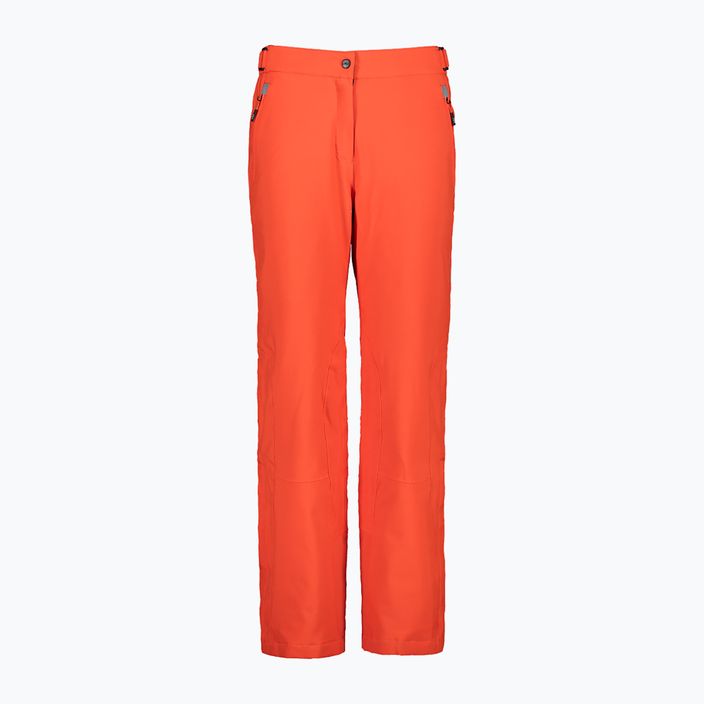 Dámské lyžařské kalhoty CMP oranžové 3W18596N/C827 8