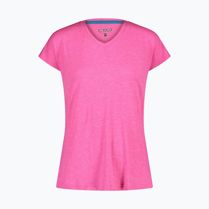 Dámské trekingové tričko CMP růžové 31T7256/H924
