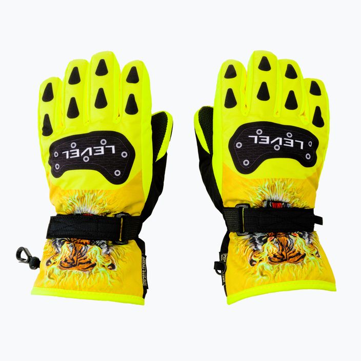Dětské lyžařské rukavice Level Junior žluté 4152 3