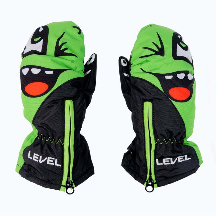 Dětské snowboardové rukavice Level Lucky Mitt zelené 4146 2