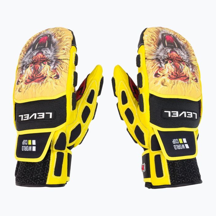 Pánské lyžařské rukavice Level Worldcup Cf Mitt žluté 3009 3