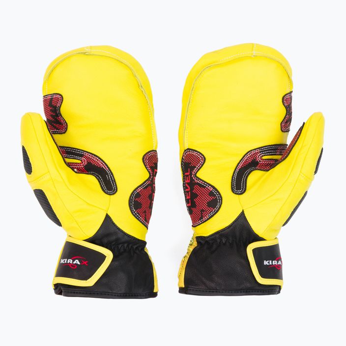 Pánské lyžařské rukavice Level Sq Cf Mitt žluté 3016 2