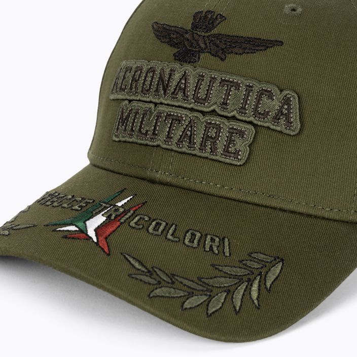 Pánská kšiltovka  Aeronautica Militare Embossed Embroidery military green 3