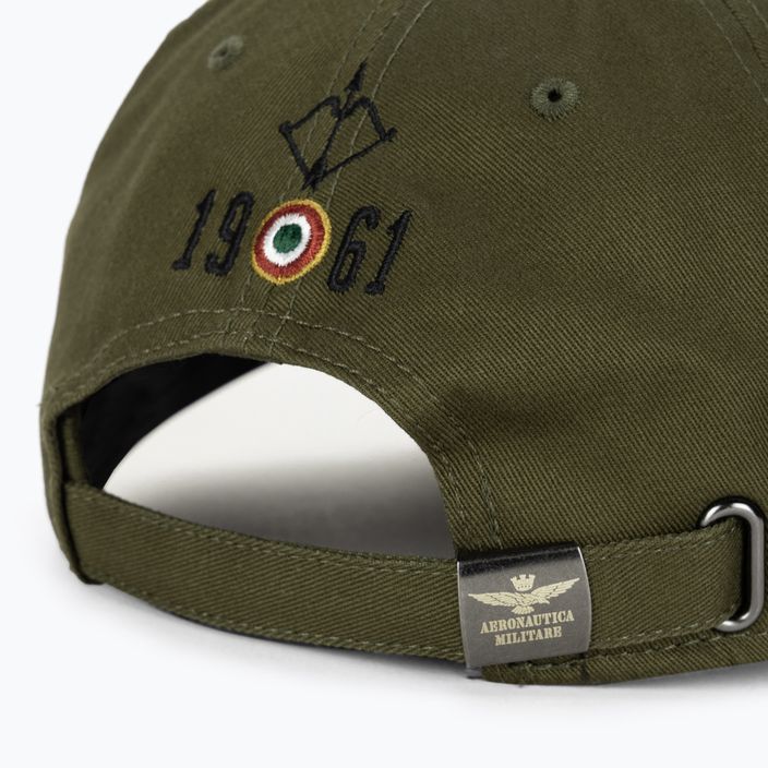 Pánská kšiltovka  Aeronautica Militare Embossed Embroidery military green 4