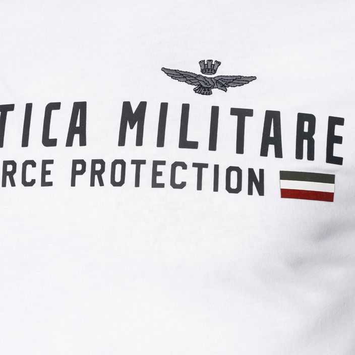 Pánské tričko Aeronautica Militare Heritage off white 3