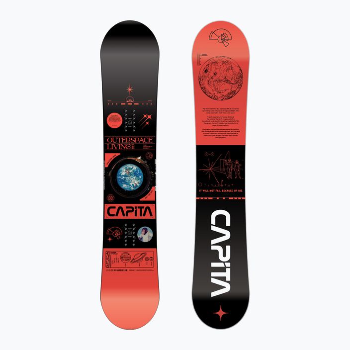 Pánský snowboard CAPiTA Outerspace Living red 1221109