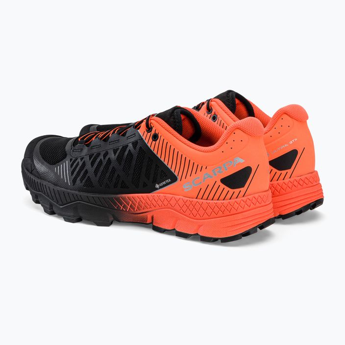 Pánské běžecké boty SCARPA Spin Ultra black/orange GTX 33072-200/1 3