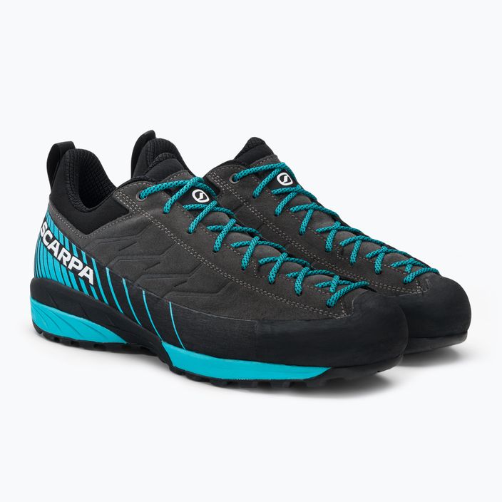 Pánské trekové boty SCARPA Mescalito GTX black-blue 72103-200/1 4