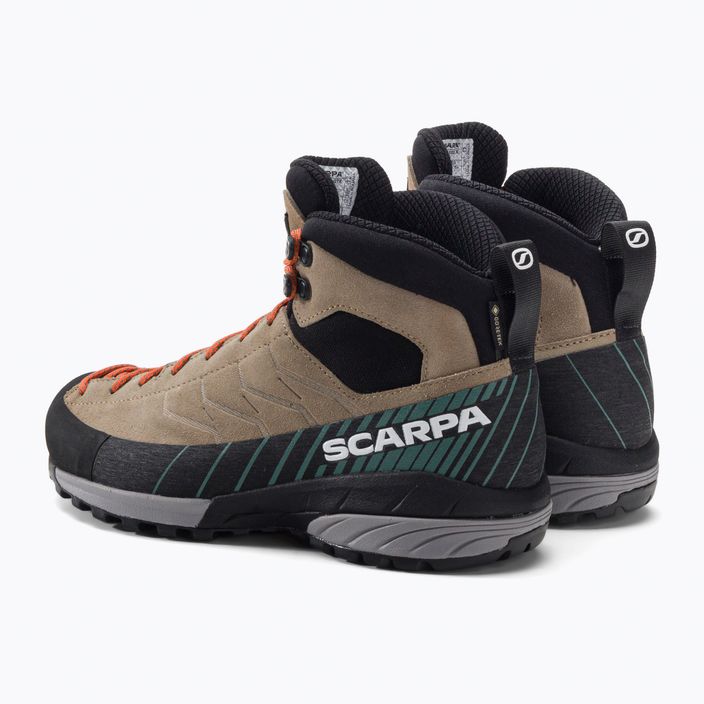 Dámské přístupové boty SCARPA Mescalito Mid GTX hnědé 72097-202 3