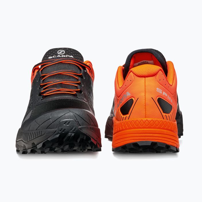 Pánské běžecké boty SCARPA Spin Ultra GTX orange fluo/black 11