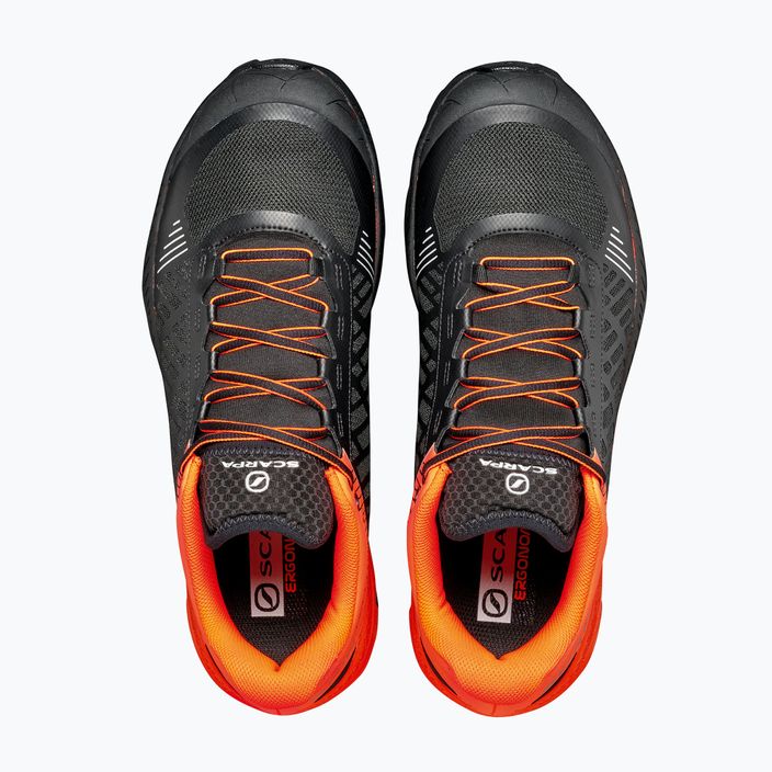 Pánské běžecké boty SCARPA Spin Ultra GTX orange fluo/black 12