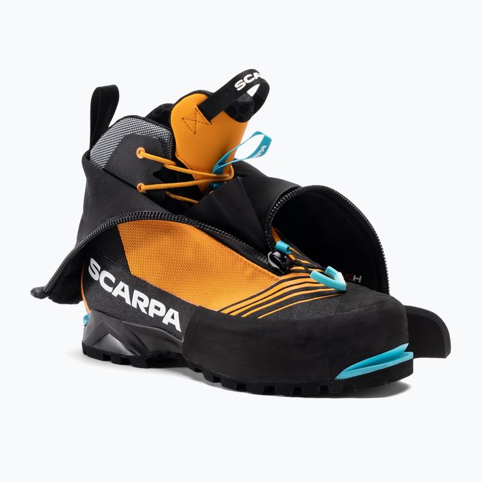 Pánské vysokohorské boty Scarpa Phantom Tech HD black/bright orange 6
