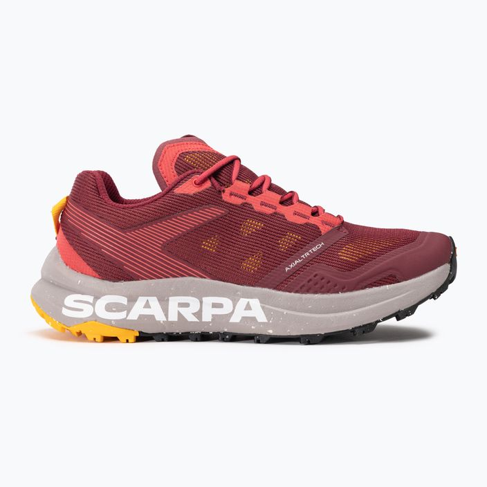 Dámské běžecké boty SCARPA Spin Planet deep red/saffron 2