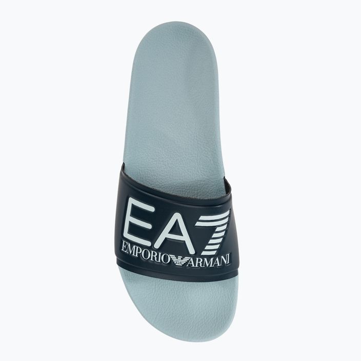 Pantofle EA7 Emporio Armani Water Sports Visibility iceflow/black iris 5